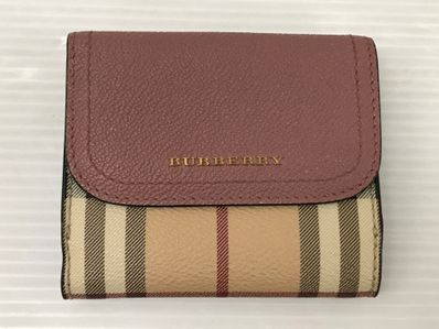 BURBERRY チェック折り財布