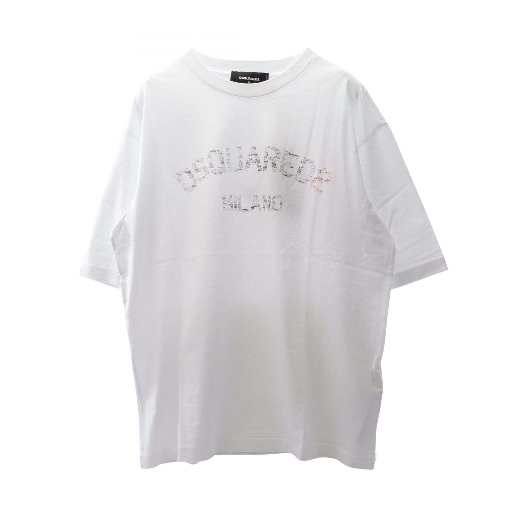 ディースクエアード DSQUARED2 カットソー 衣料品 トップス コットン メンズ ホワイト系 S74GD1399D20020100XL 【新品】