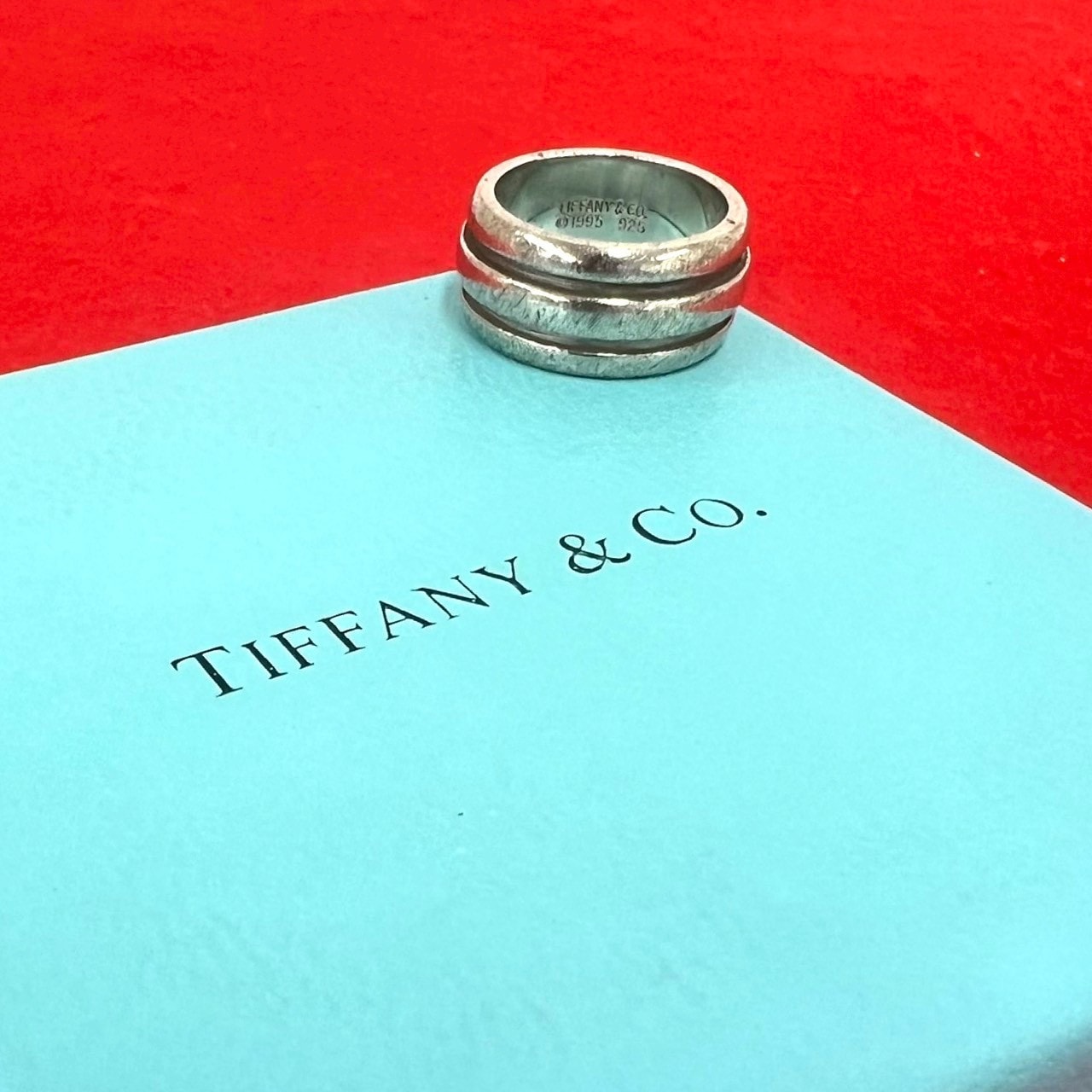 B (目立った傷や汚れなし)】TIFFANY&Co. ティファニー グルーブド