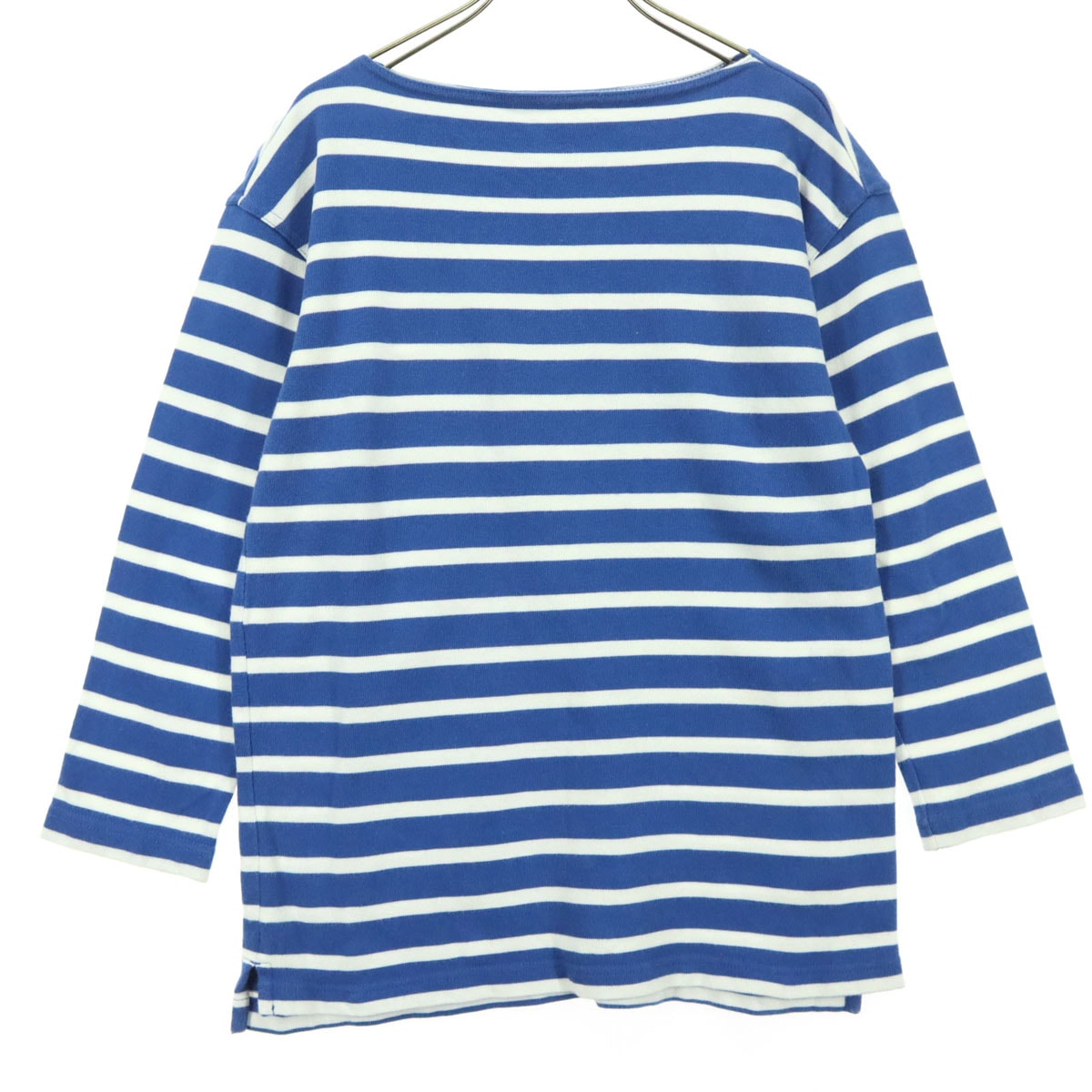 美品 GAP ギャップ ボーダー柄 長袖 バスクシャツ XS ブルー
