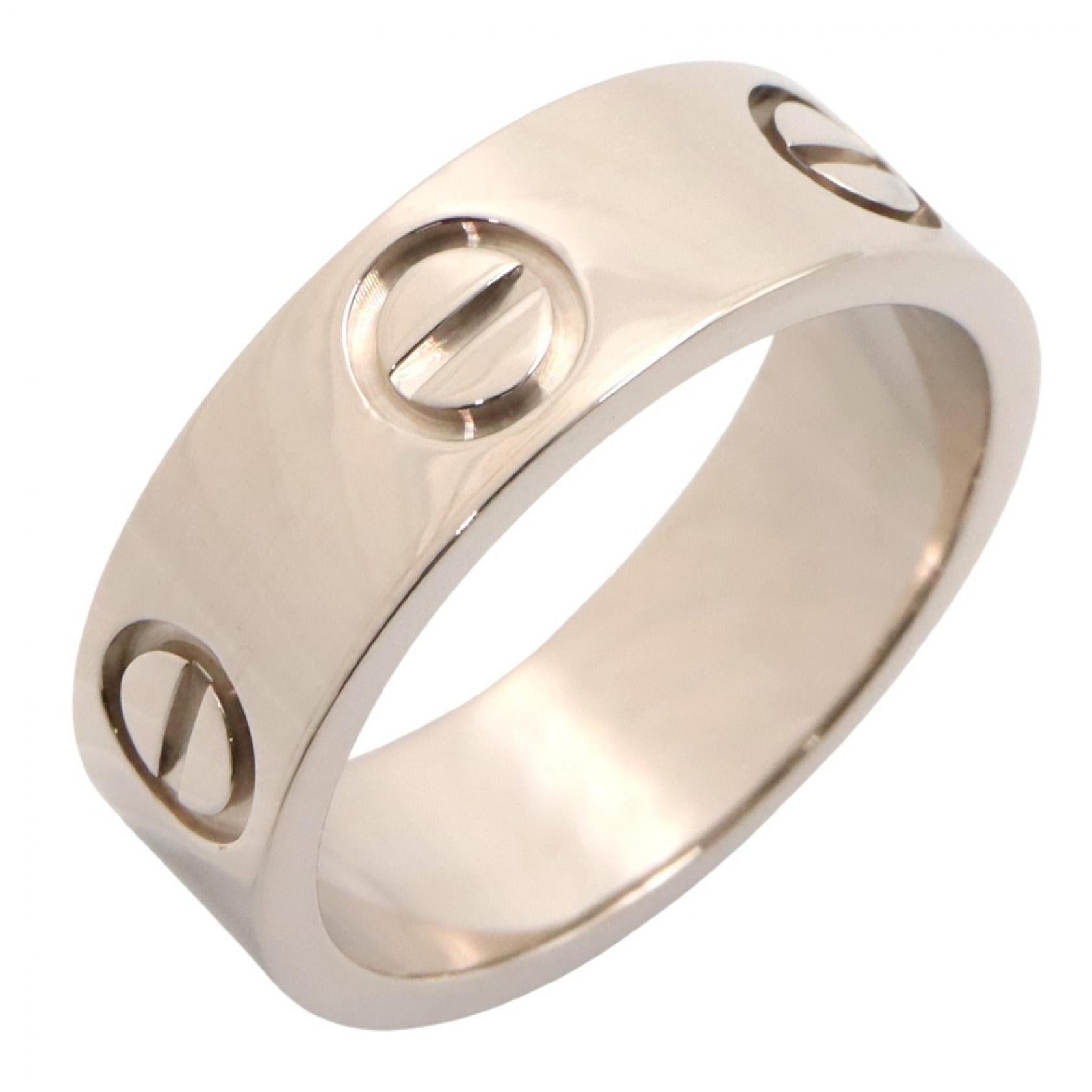 カルティエ CARTIER ラブリング リング・指輪 ジュエリー K18WG(ホワイトゴールド) レディース シルバー系 B4084700 【中古】