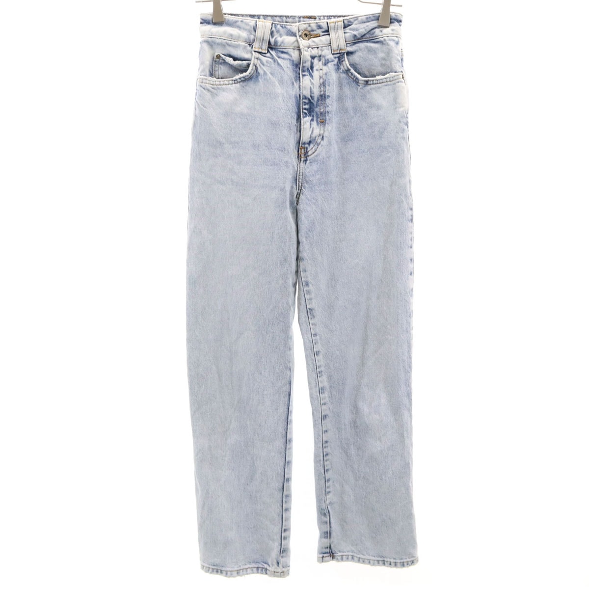 ZARA ザラ ハイウエスト デニムパンツ 34 ライトブルー ジーンズ
