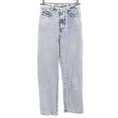 ZARA ザラ ハイウエスト デニムパンツ 34 ライトブルー ジーンズ
