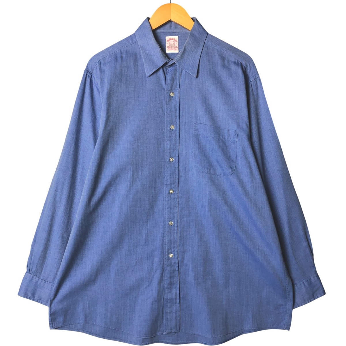 古着 ブルックスブラザーズ Brooks Brothers Est.1818 ヘリンボーン 長袖 コットンシャツ メンズXL相当/eaa585268