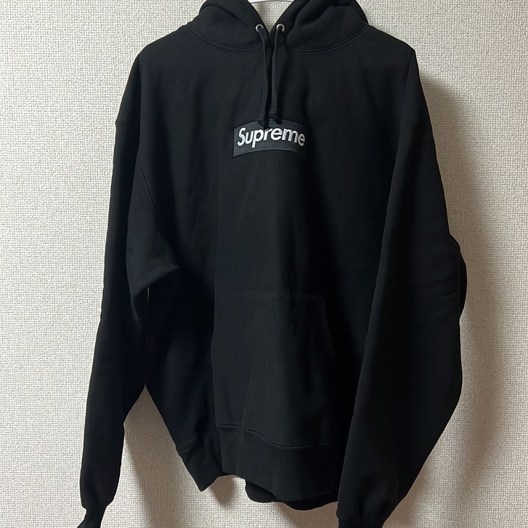 Supreme Box Logo Hooded Sweatshirt "Black" (23FW)