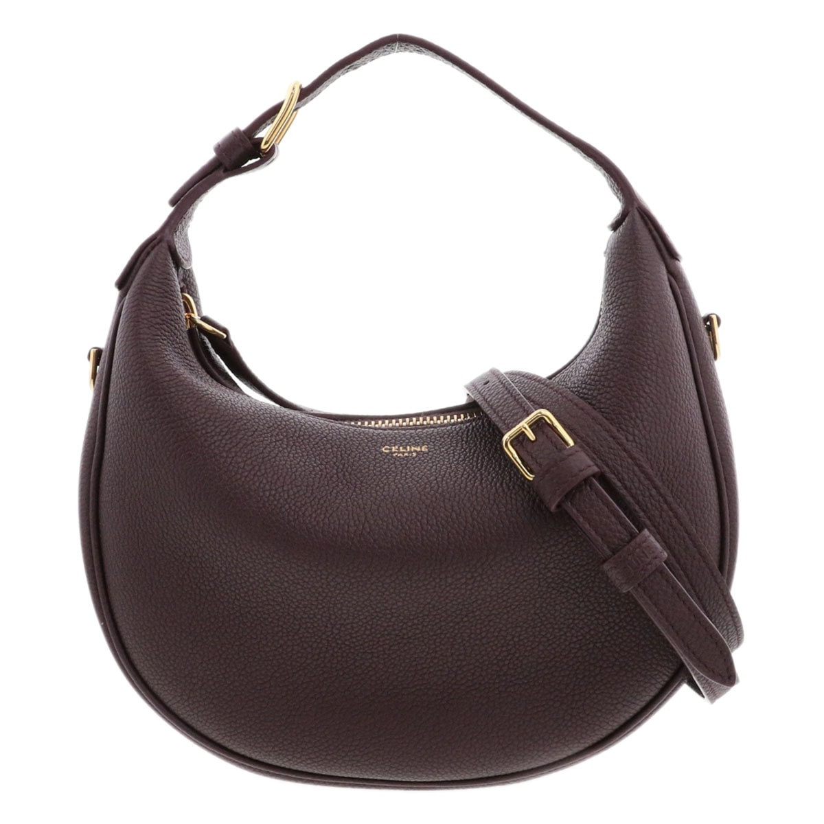 【値下げ】  CELINE セリーヌ ティーン ルル ショルダーバッグ ショルダーバッグ 120723ENY カーフ パープル  レディース【中古】