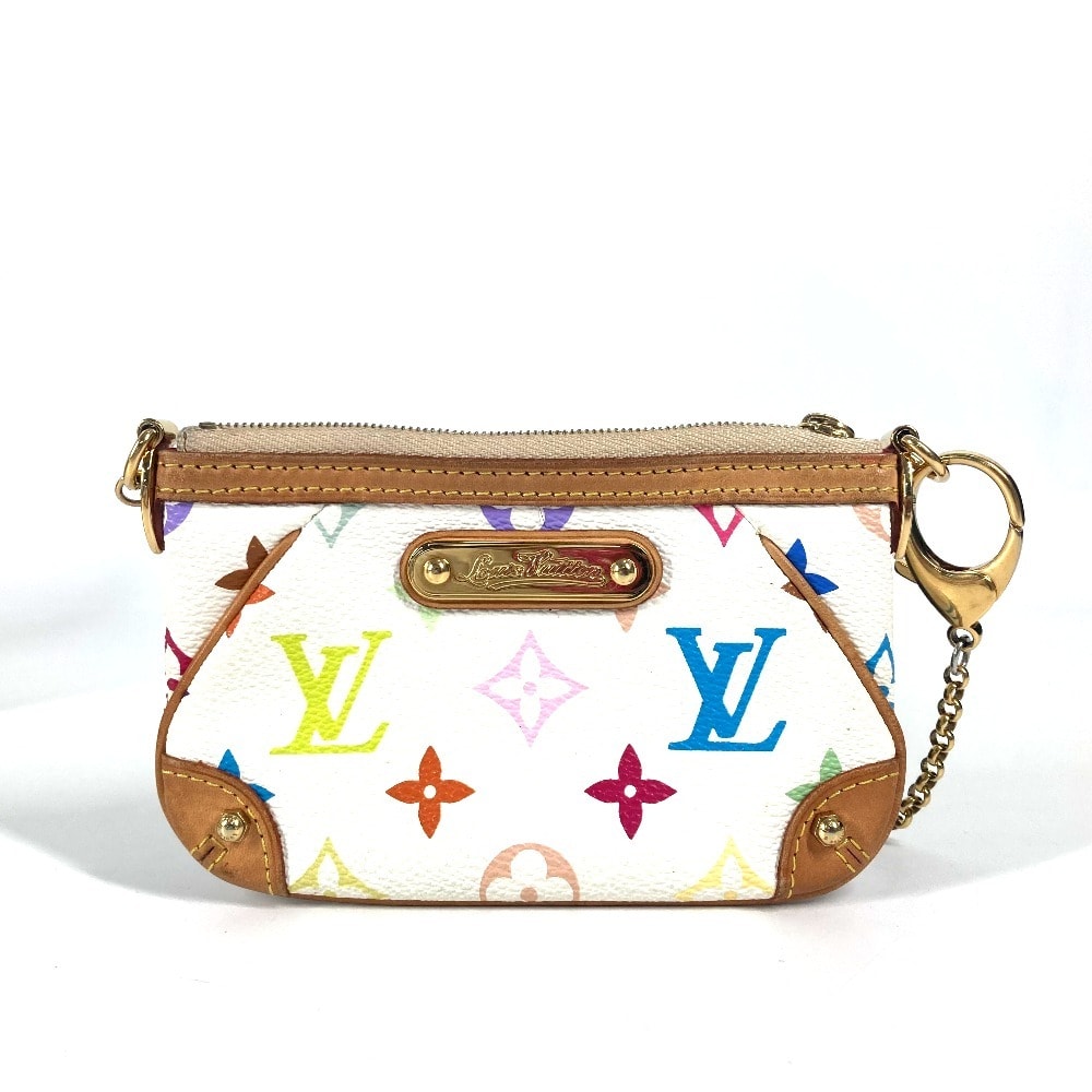 ルイヴィトン LOUIS VUITTON ポシェットミラPM M60098 モノグラムマルチカラー チェーンバッグ ポーチ 2WAYバッグ カバン ハンドバッグ モノグラムマルチカラーキャンバス ブロン ホワイト