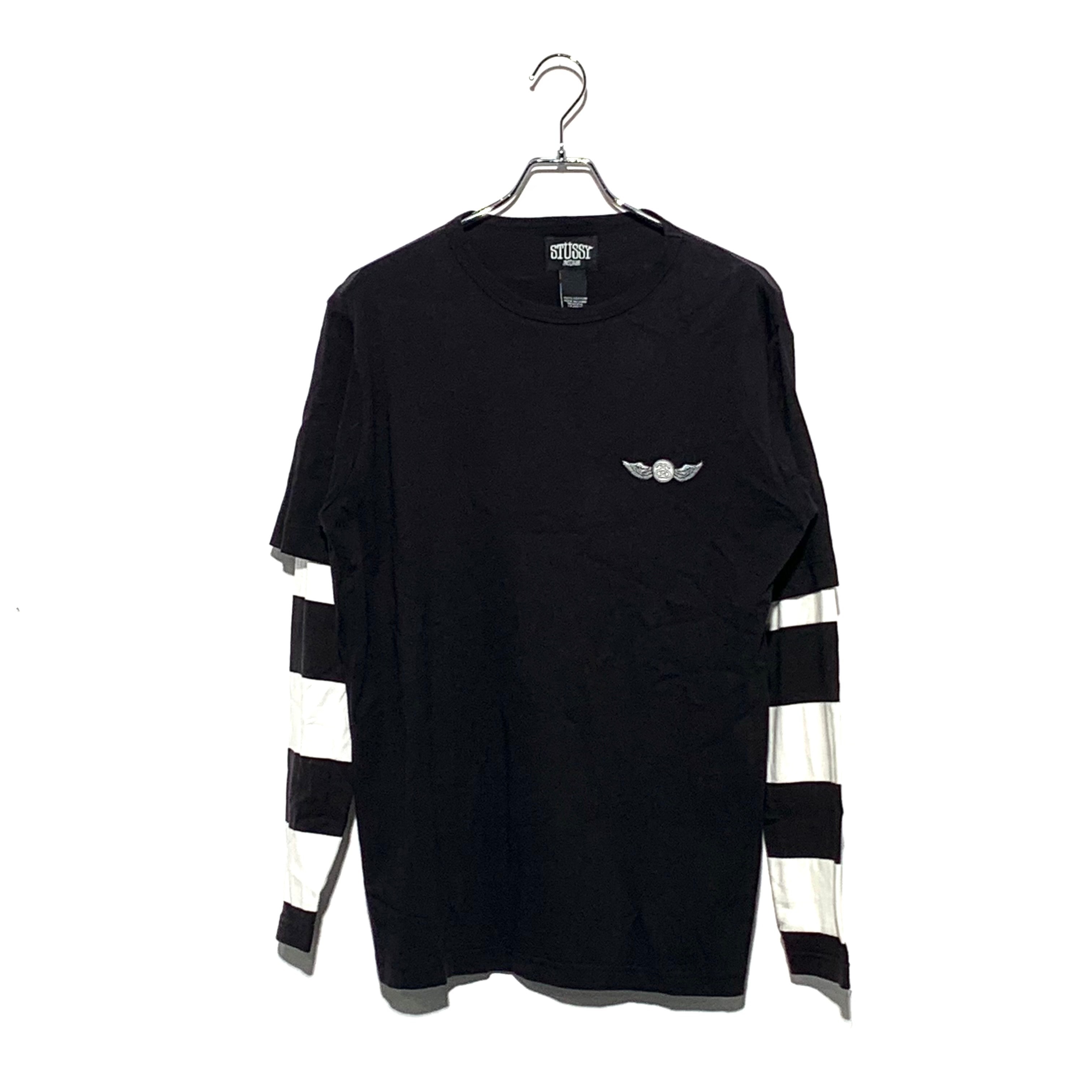 STUSSY switching boarder Is tee Black