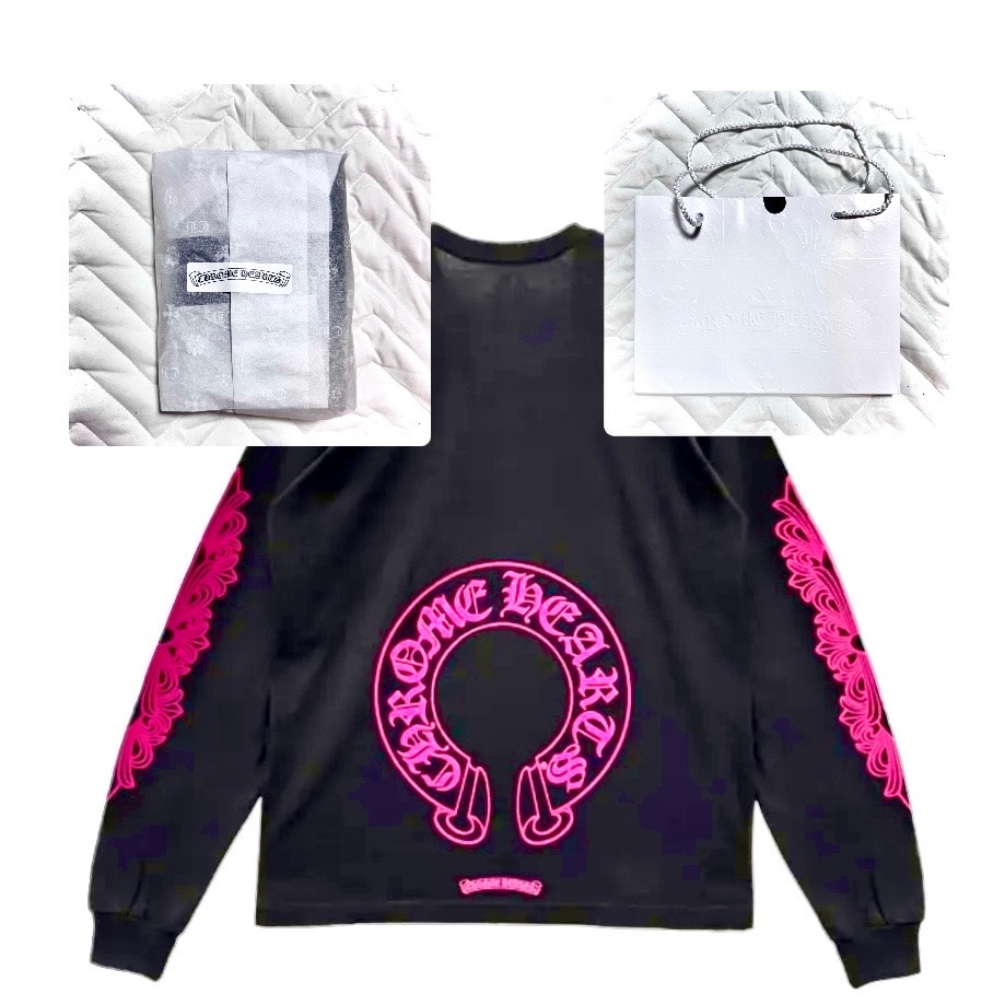 Chrome Hearts floralCROSS horseshoe longTshirt