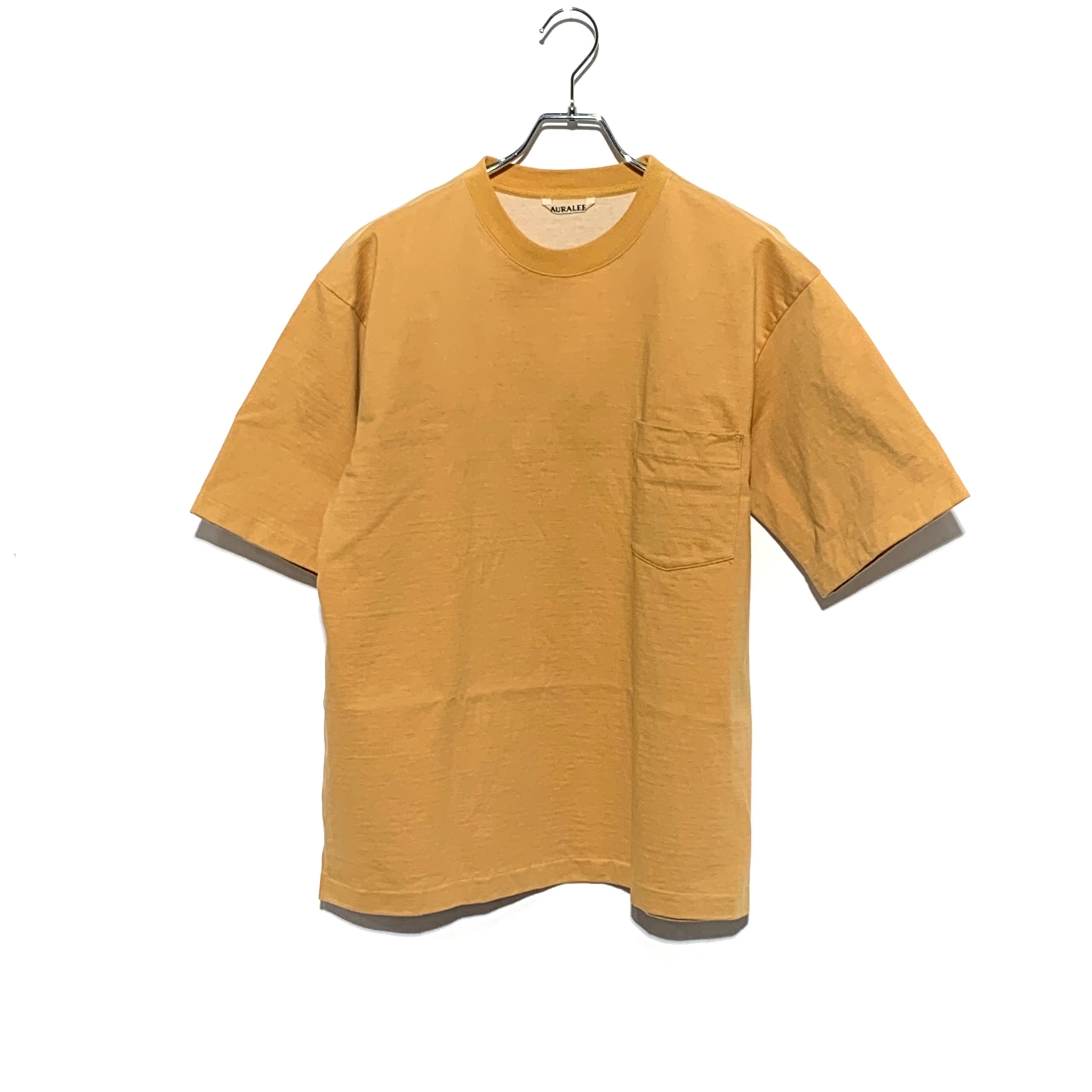 AURALEE STAND-UP TEE Light Brown