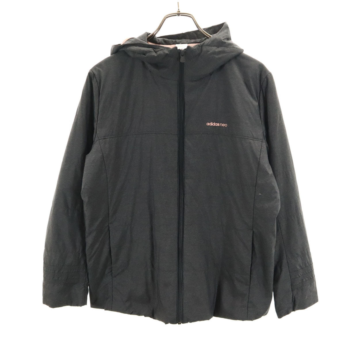 adidas NEO アディダスネオ 中綿ジャケット L チャコールグレー