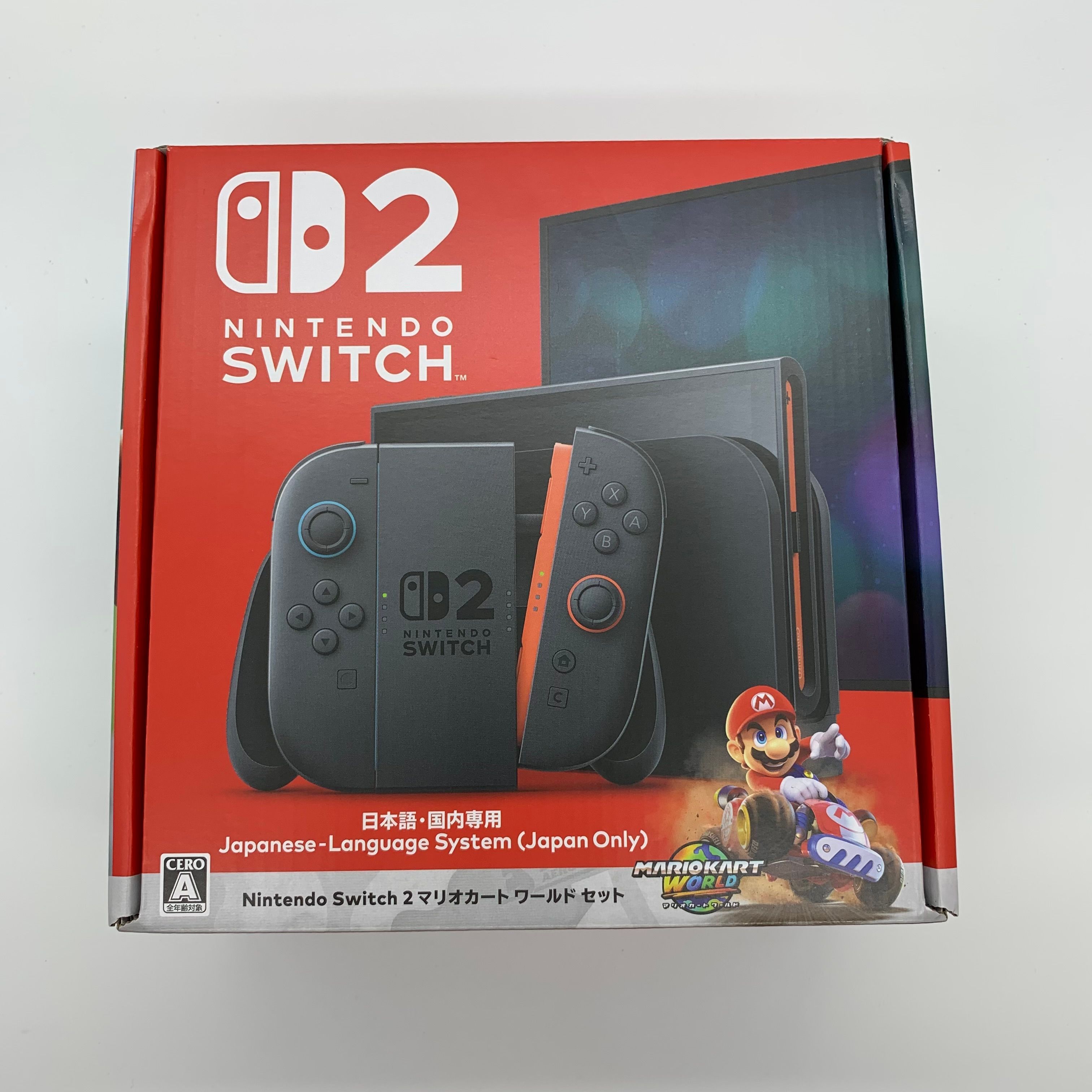 Nintendo Switch 2 Japanese Language System (Japan Only) Mario Kart World Set