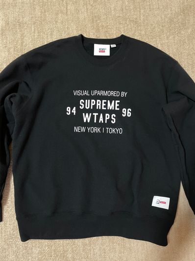 Supreme / WTAPS Crewneck "Black" 21274SPD-CSM03S