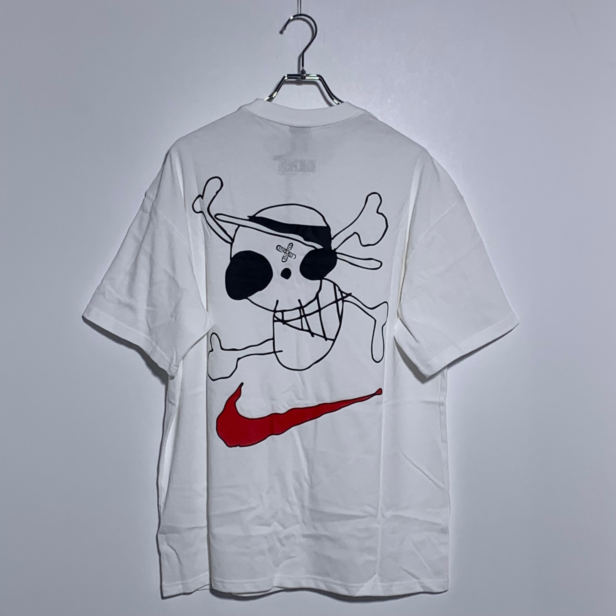 Nike x One Piece Solo Swoosh T-Shirt QS Promise of Battle "White"
