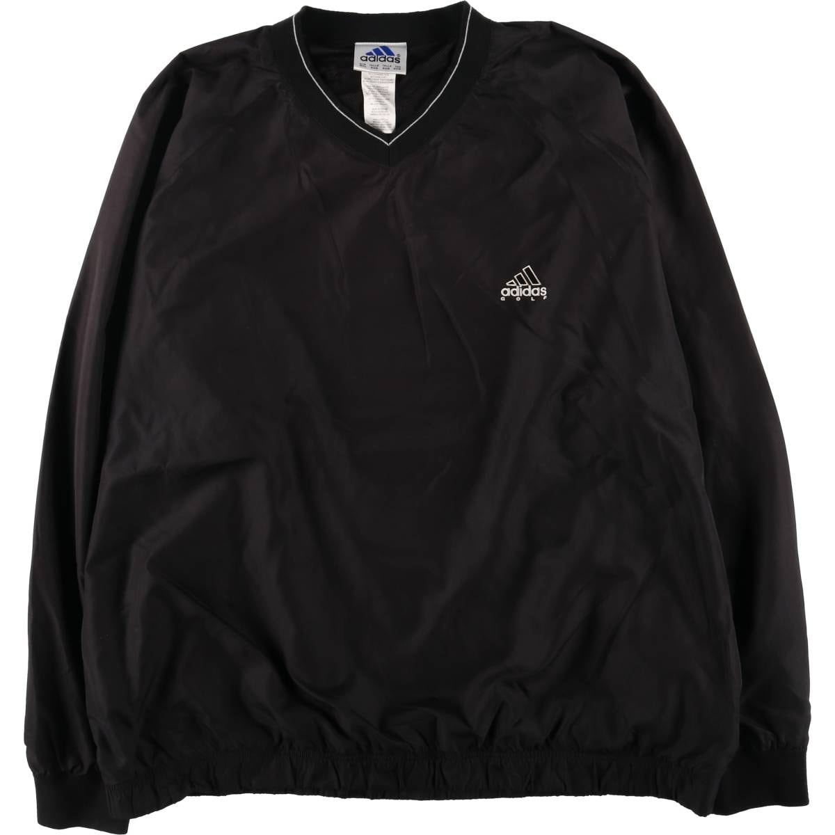 古着 90年代 アディダス adidas GOLF Vネック ウォームアッププルオーバー メンズXXL相当 ヴィンテージ/eaa527340