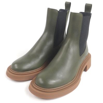 未使用品 ロエベ ブーツ カーキ メンズ 40 M816S05X21