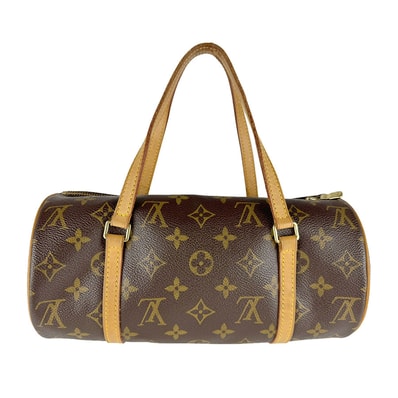 ルイ ヴィトン LOUIS VUITTON ハンドバッグ モノグラム パピヨン モノグラムキャンバス ブラウン ゴールド レディース【中古】 z9465