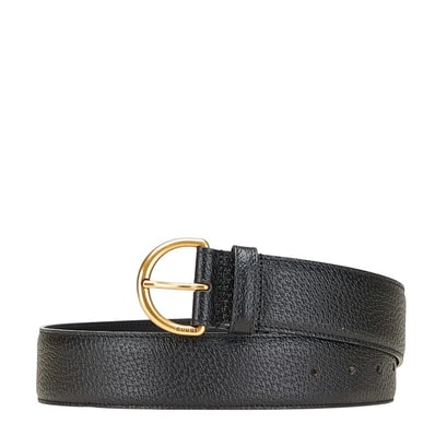 グッチ ベルト サイズ:80・32 573325 ブラック レザー レディース GUCCI 【中古】