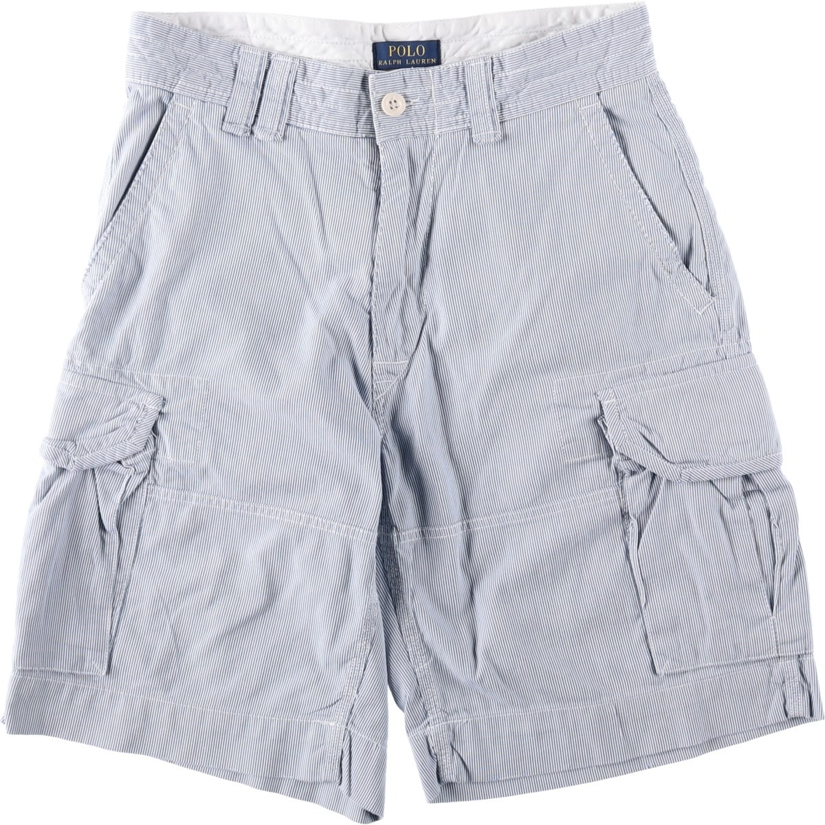 古着 ラルフローレン Ralph Lauren POLO RALPH LAUREN ストライプ柄 カーゴショーツ ショートパンツ メンズw30相当/eaa657229