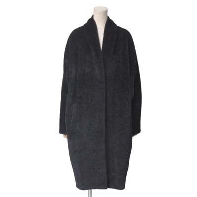 ■美品■Max Mara Studio マックスマーラ ストゥディオ コート サイズ40 アルパカ × ウール ドルマンスリーブ ロングコート ブランド古着【中古】20260409/RA8910