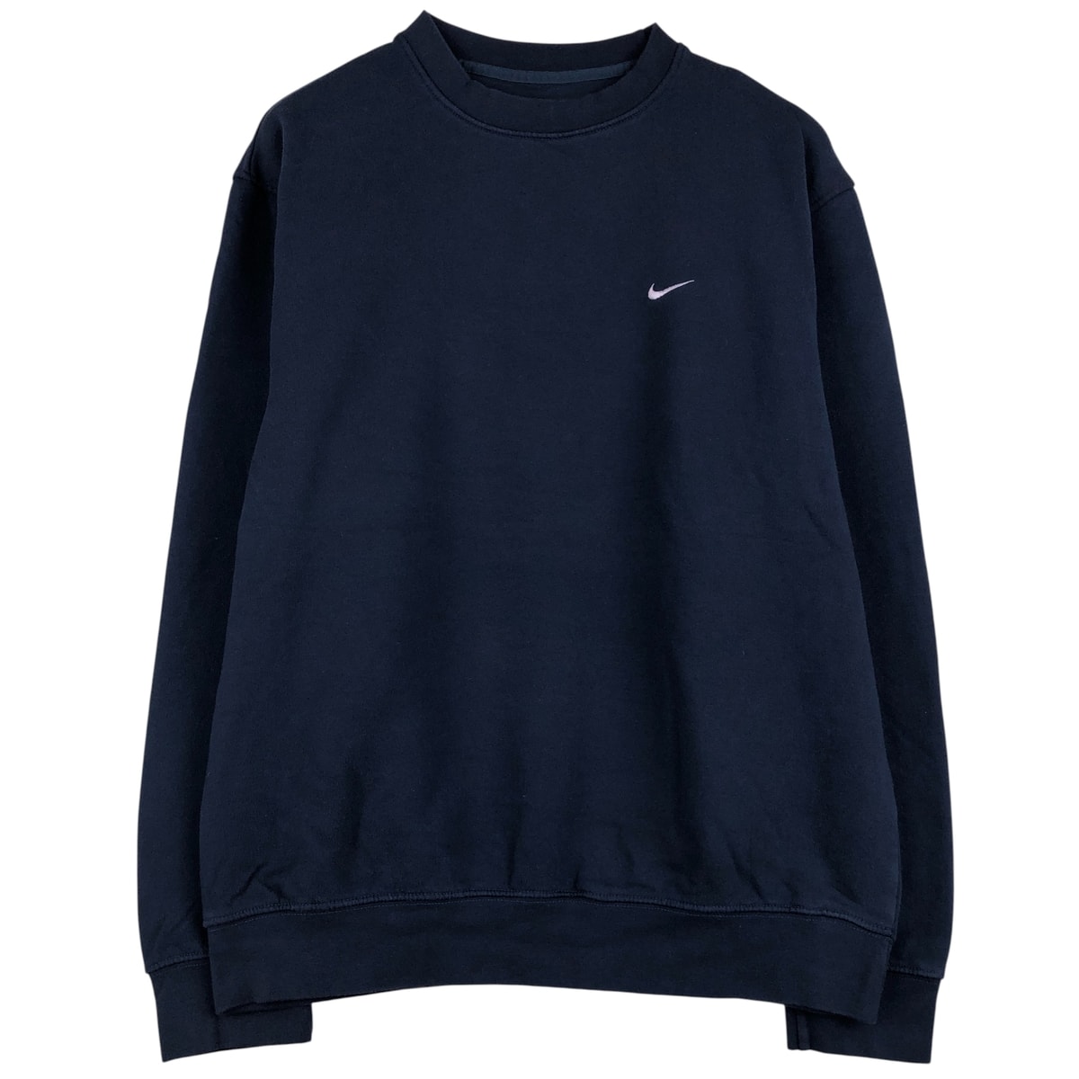 古着 00年代 ナイキ NIKE ワンポイントロゴスウェットシャツ トレーナー メンズM相当/eaa608085