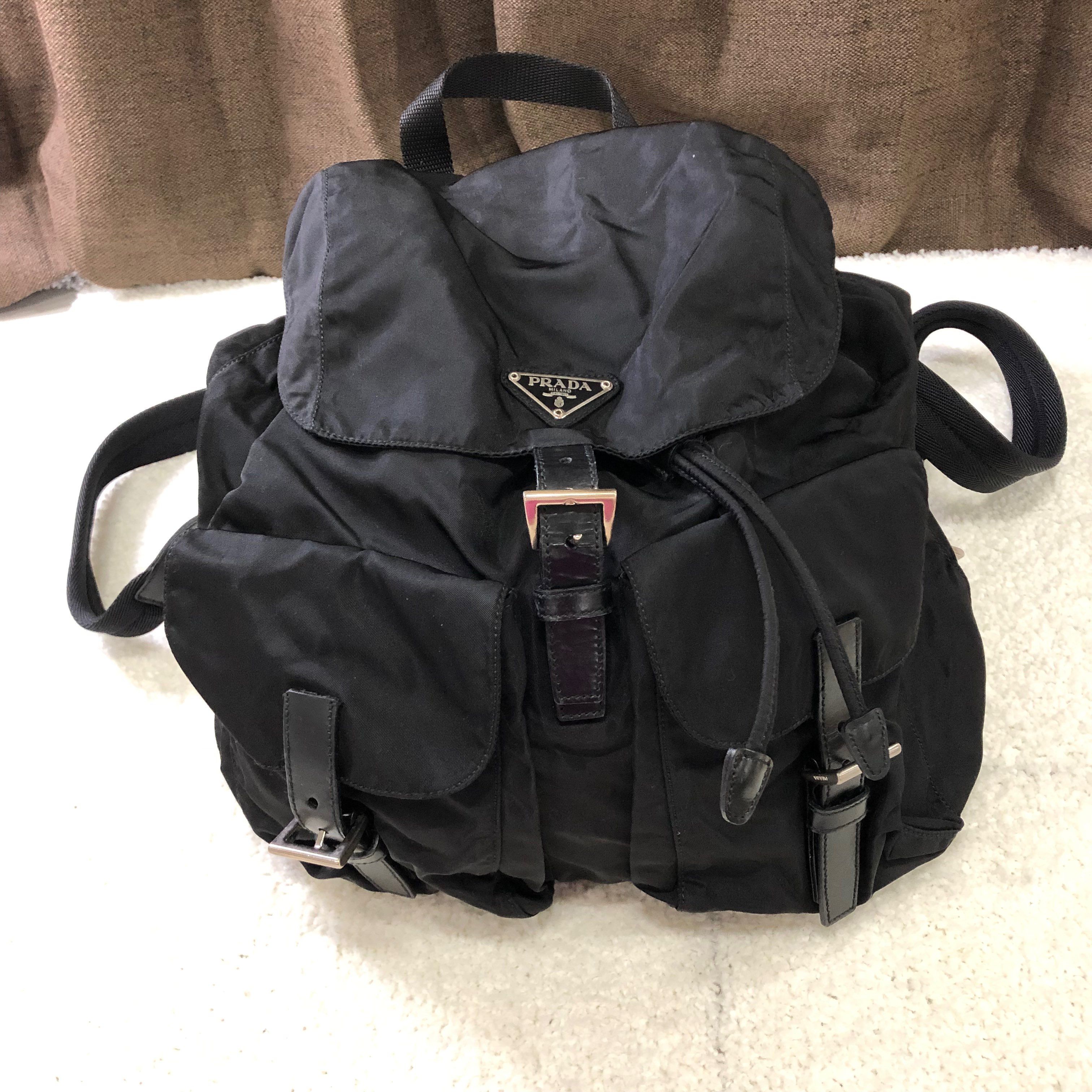 PRADA Vela Nylon Backpack