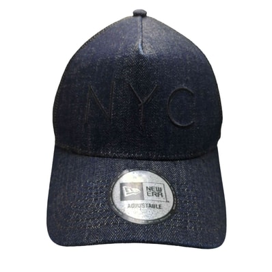 NYC デニム 6パネル ベースボール デニムキャップ【1142403823257】