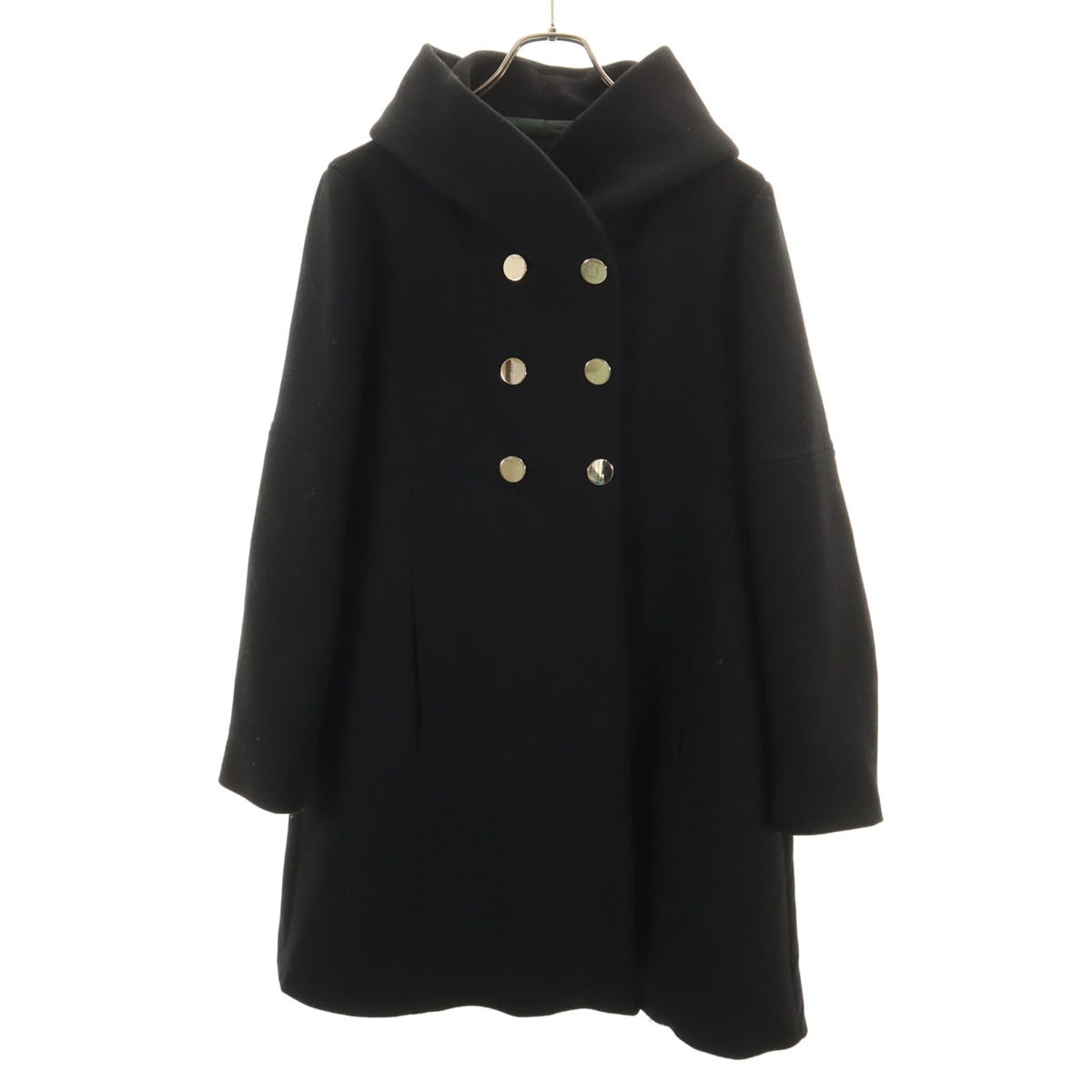 ZARA ザラ ウールブレンド コート M ブラック