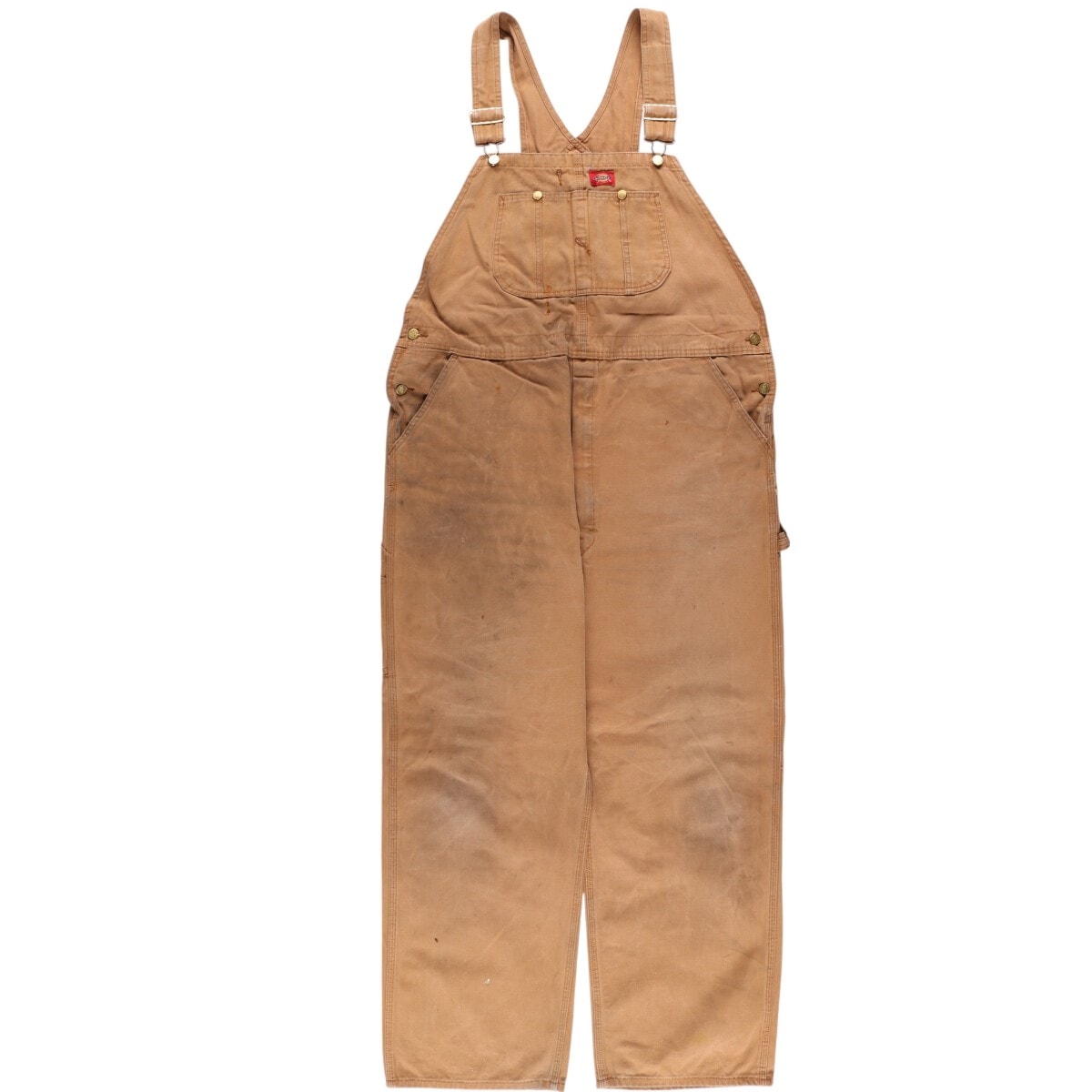 古着 ビッグサイズ 90年代 ディッキーズ Dickies ダック オーバーオール メンズw45相当/eaa565919