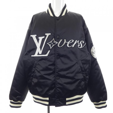 ルイヴィトン LOUIS VUITTON エンブロイダードナイロンベースボールブルゾン HQB71EGPD スタジャン