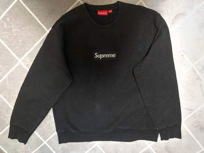 Supreme Box Logo Crewneck Sweatshirt "Black" (18FW)