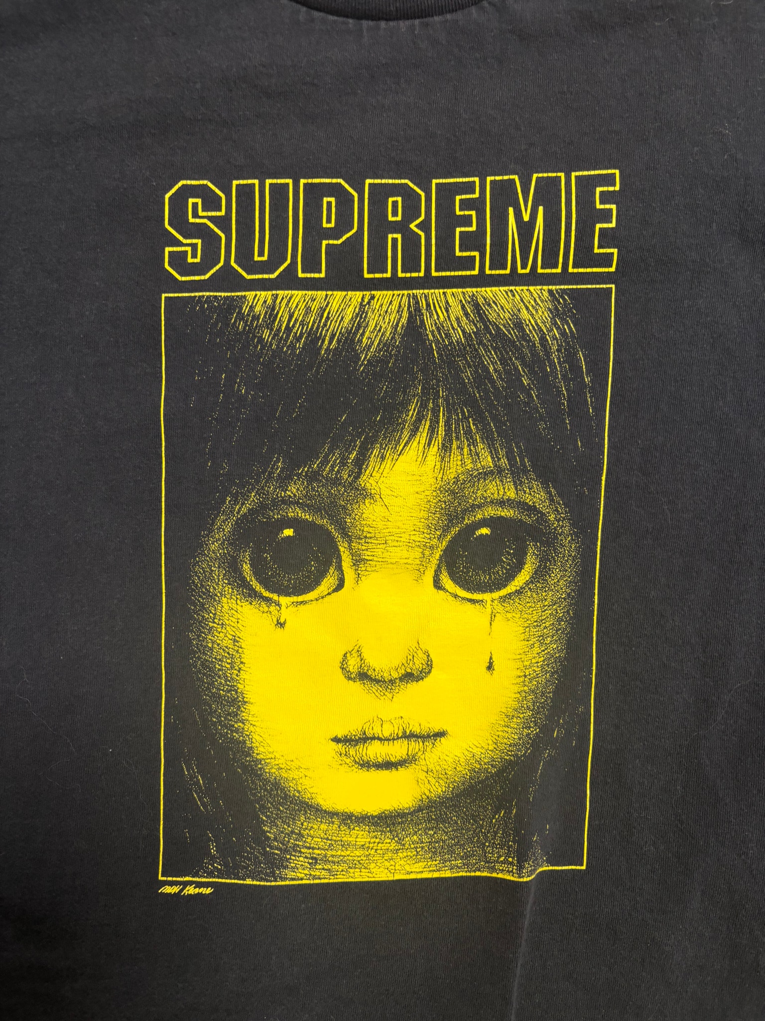 Supreme Margaret Keane Teardrop Tee "Navy"