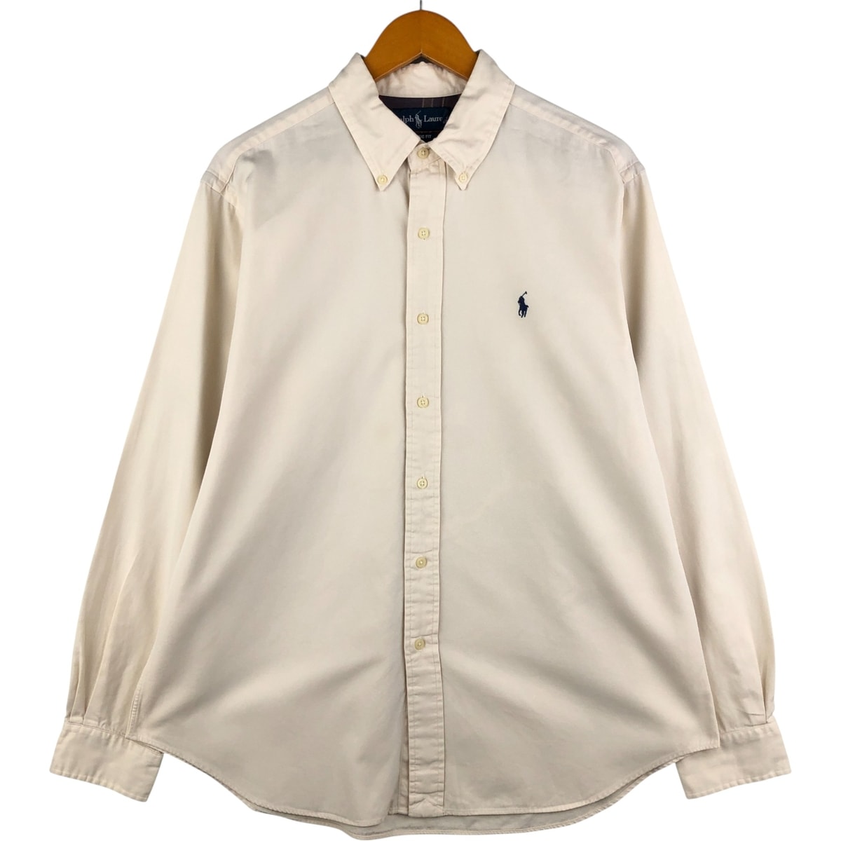 古着 ラルフローレン Ralph Lauren CLASSIC FIT クラシックフィット 長袖 ボタンダウンシャツ メンズL相当/eaa594733