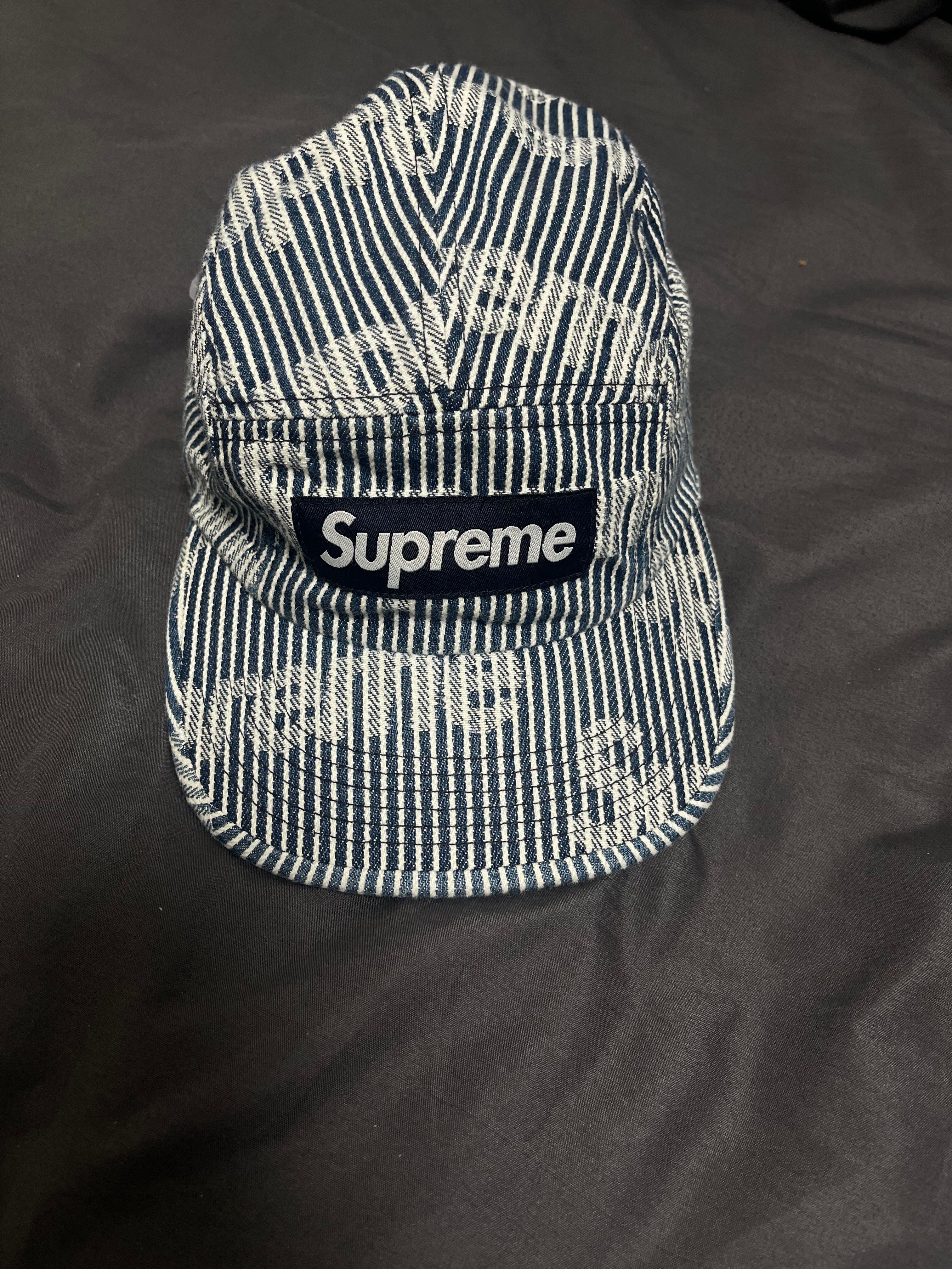 Supreme Denim Camp Cap "Stripe" (24SS)