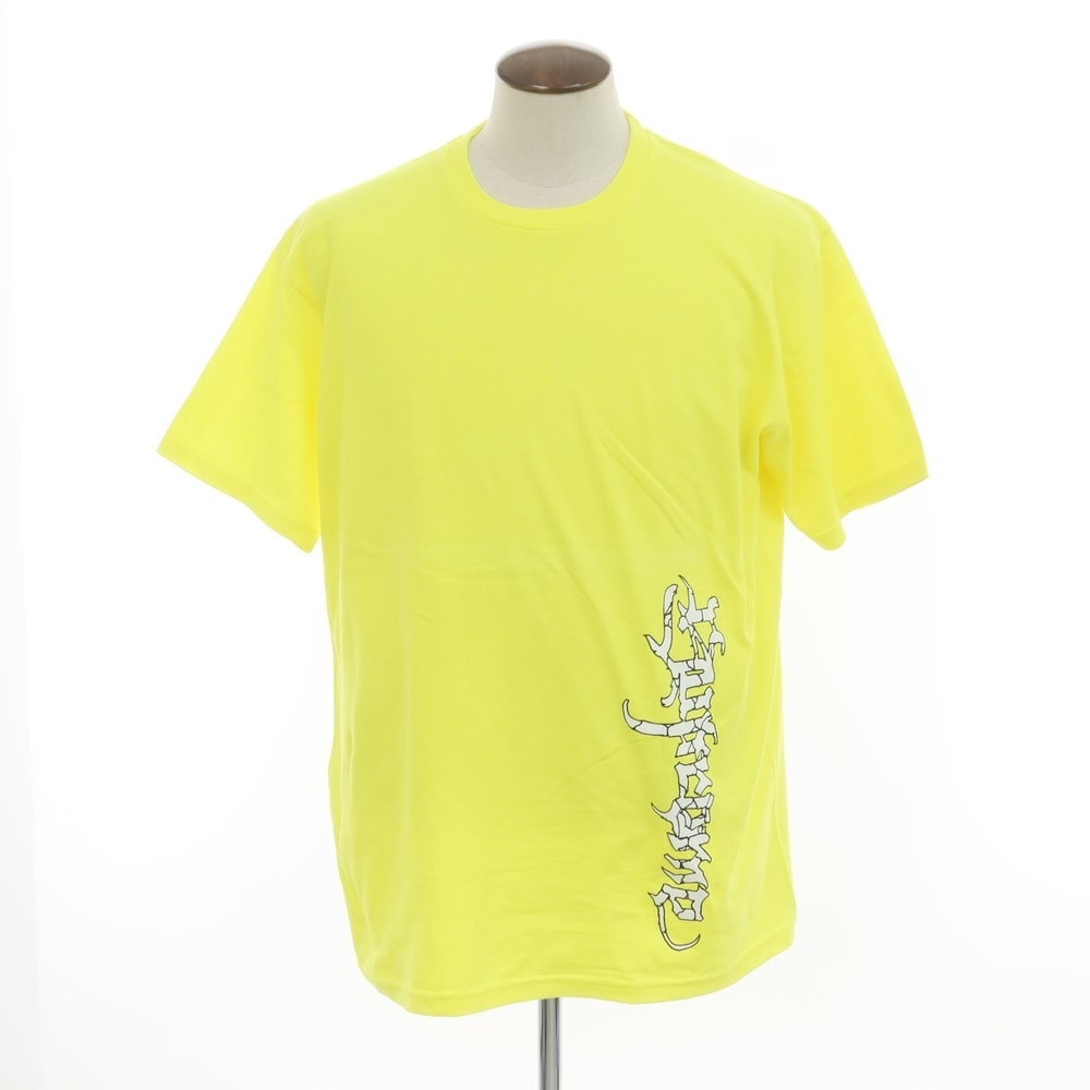 【中古】シュプリーム Supreme 2024年秋冬 Satan Tee コットン クルーネック 半袖Tシャツ イエロー【サイズXL】【メンズ】