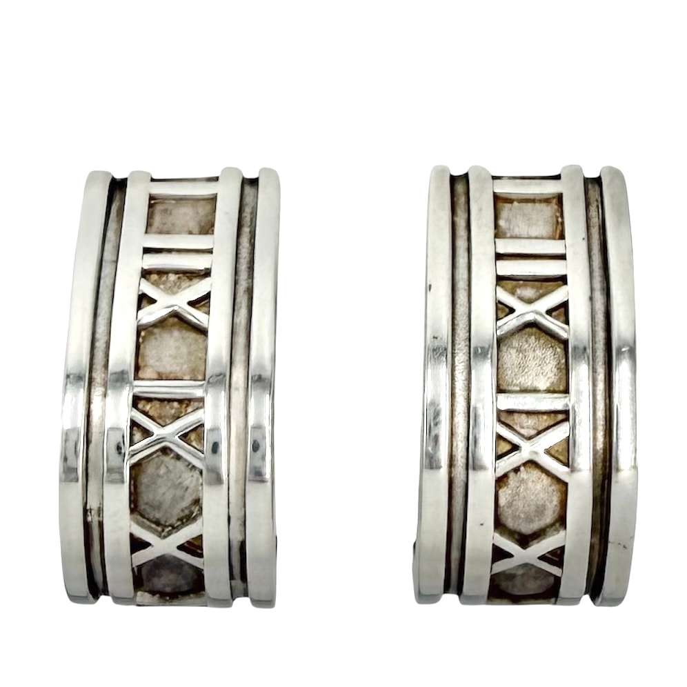 TIFFANY&Co. ティファニー イヤリング アトラス ジュエリー アクセサリー シルバー925    レディース 約14.9g【中古品】