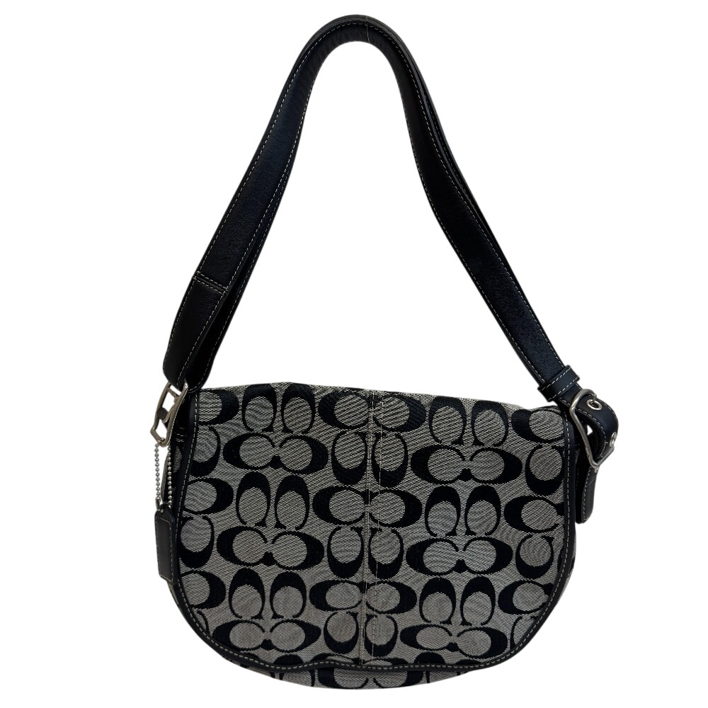 コーチ COACH ショルダーバッグ シグネチャー 斜め掛け ワンショルダー 6842 ブラック