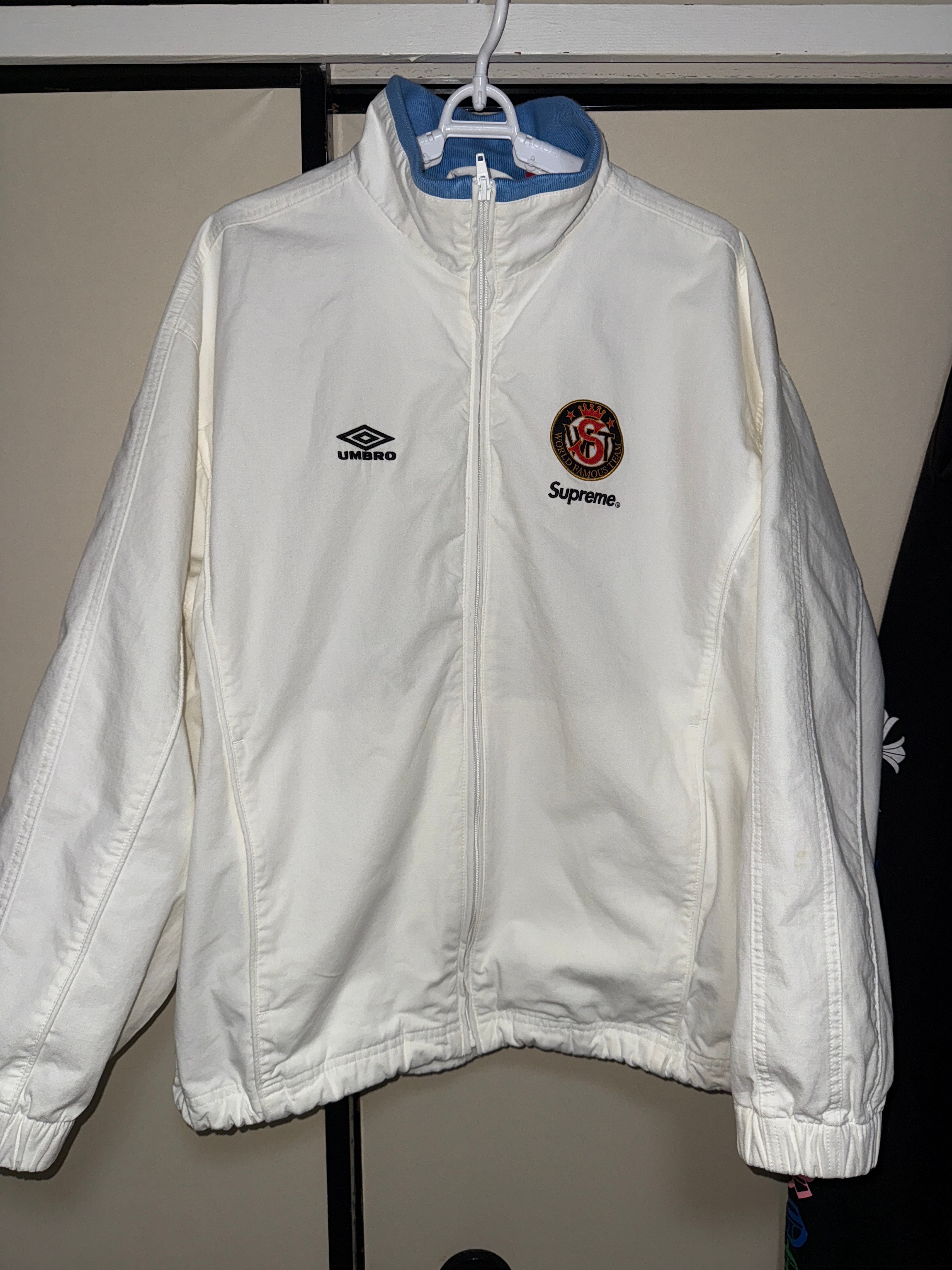 Supreme /Umbro Cotton Ripstop Track Jacket "White"