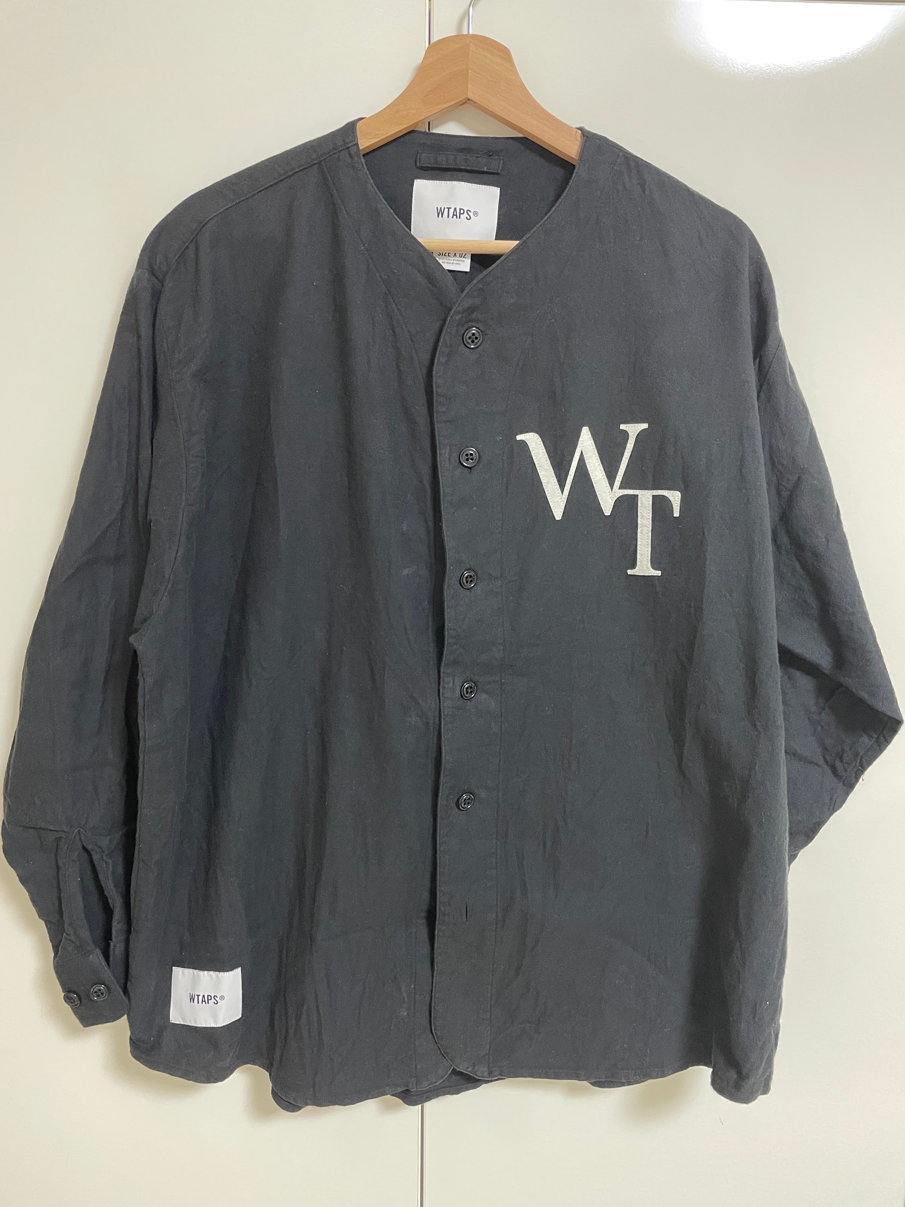 ダブルタップス リーグ 02 / LS / コットン. ツイル. リーグ 222TQDT-SHM05 "ブラック"