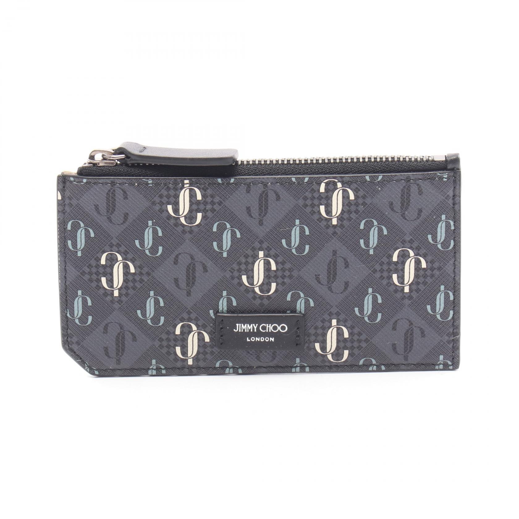 ジミーチュウ JIMMY CHOO コインケース 財布 PVC レディース グレー系 / マルチカラー 【中古】