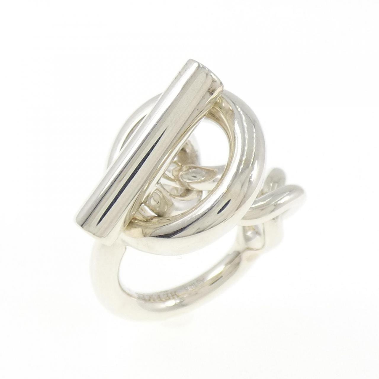 Hermes Croisette Ring GM Large Model "Silver"
