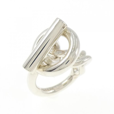 Hermes Croisette Ring GM Large Model "Silver"