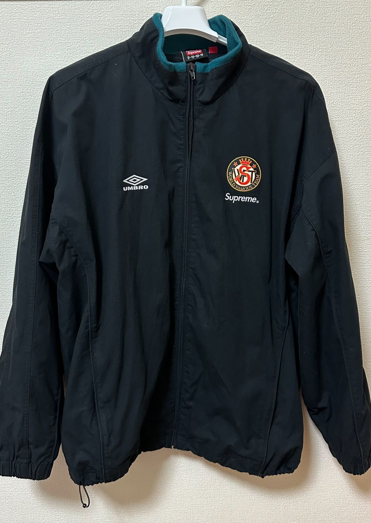 Supreme x Umbro Cotton Ripstop Track Jacket "Black"