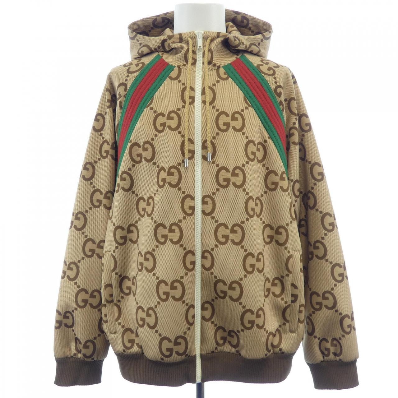 C (やや傷や汚れあり)】グッチ GUCCI ウェブ ストライプ付き ジャンボ