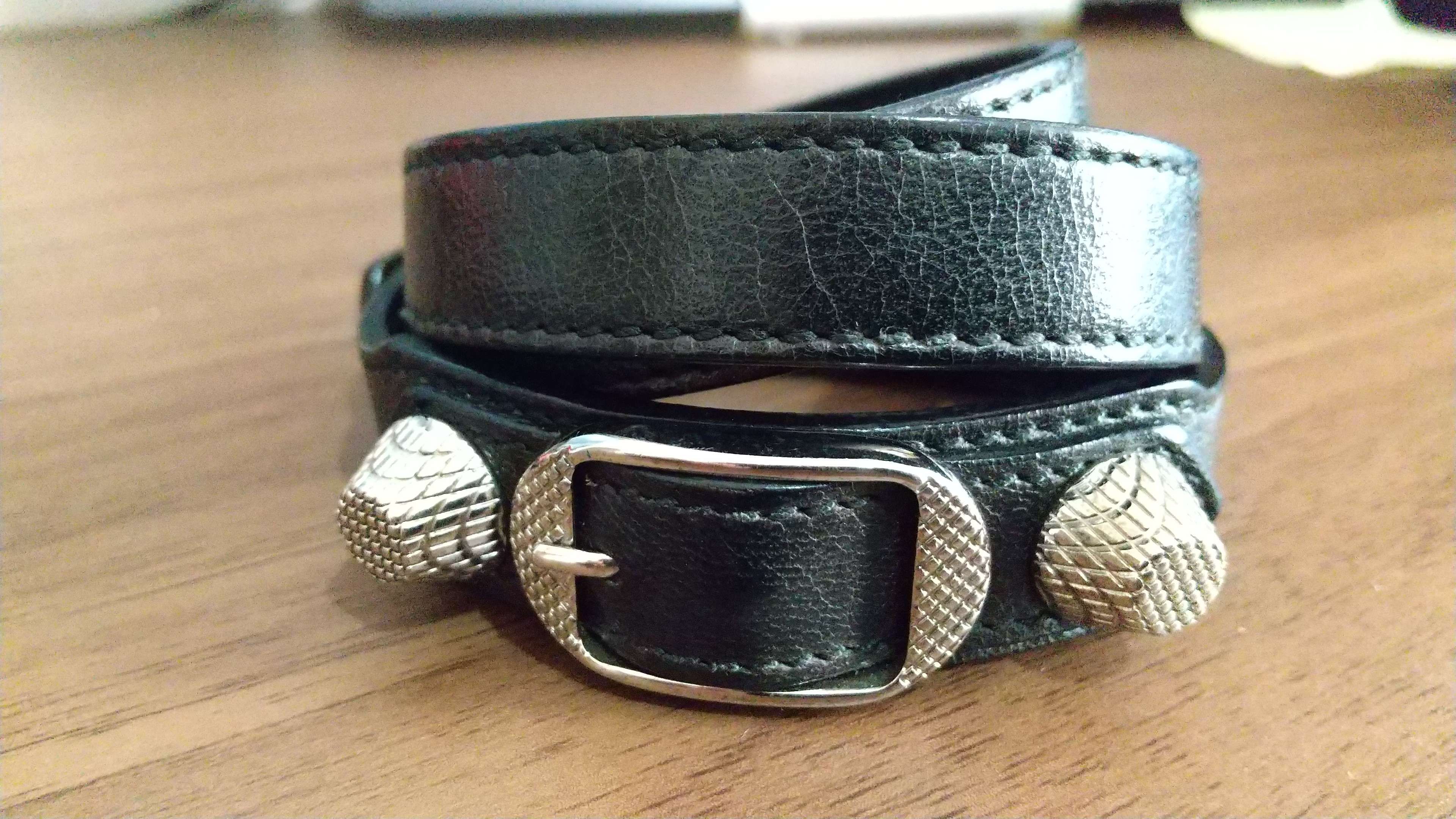 BALENCIAGA ブレスレット バングル レザーブレスレット