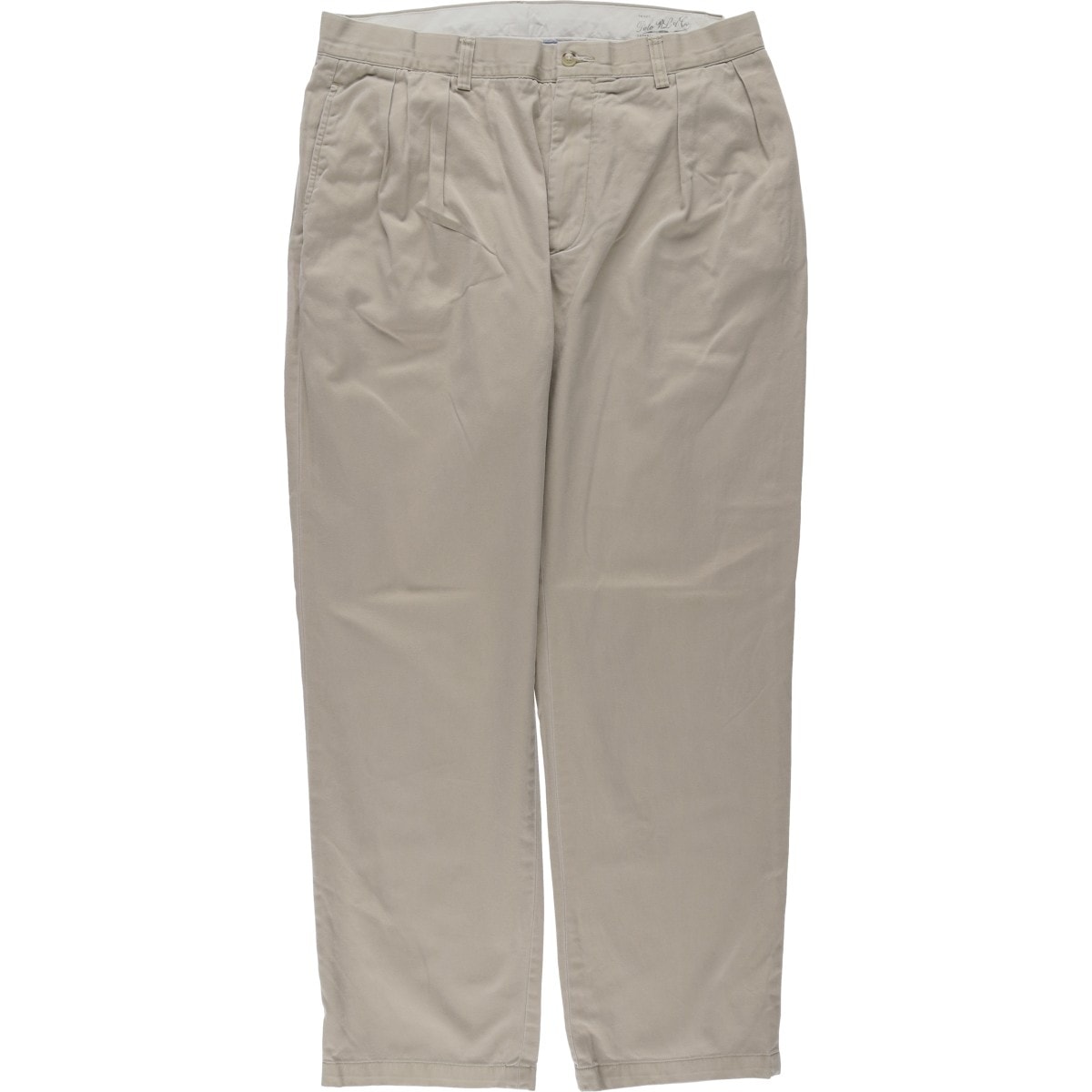 古着 ラルフローレン Ralph Lauren POLO RALPH LAUREN CLASSIC FIT PLEATED ツータック チノパンツ メンズw35相当/eaa646086