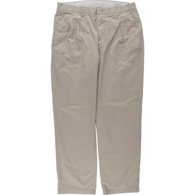 古着 ラルフローレン Ralph Lauren POLO RALPH LAUREN CLASSIC FIT PLEATED ツータック チノパンツ メンズw35相当/eaa646086