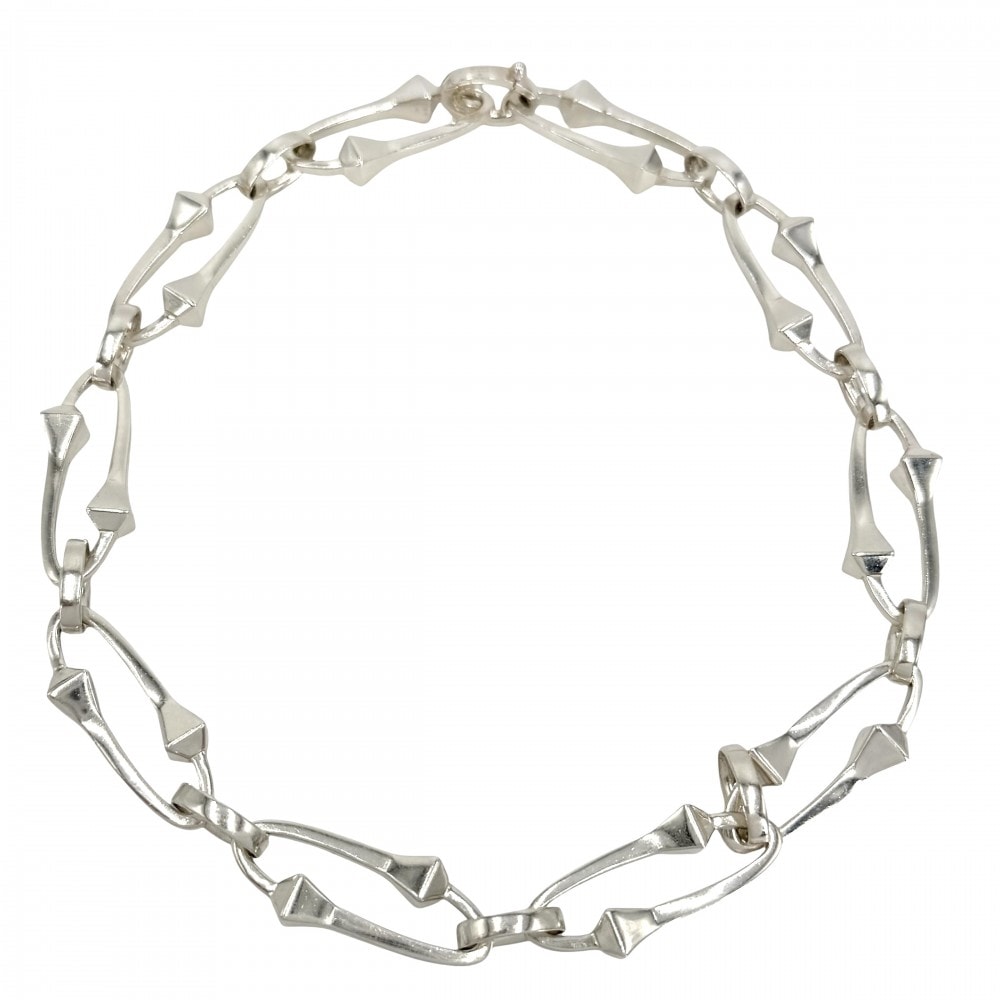 GUCCI グッチ ネックレス キオド アクセサリー ジュエリー インターツインド シルバー925    メンズ 約88.0g【中古品】