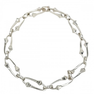 GUCCI グッチ ネックレス キオド アクセサリー ジュエリー インターツインド シルバー925 メンズ 約88.0g【中古品】