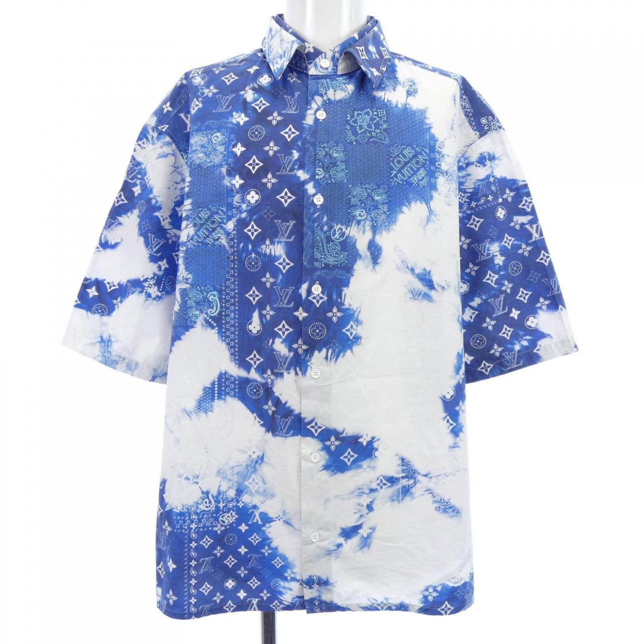 ルイヴィトン LOUIS VUITTON モノグラムバンダナショートスリーブシャツ HNS07WNW0 S/Sシャツ